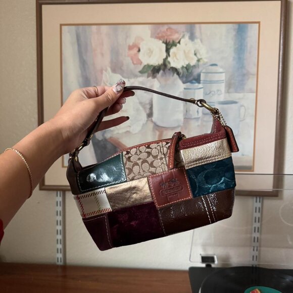 RARE Iconic Patchwork Coach Bag - Picture 2 of 5